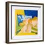 Biological Forms in a Square Within a Square, 2006-Jan Groneberg-Framed Giclee Print