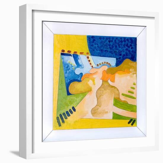 Biological Forms in a Square Within a Square, 2006-Jan Groneberg-Framed Giclee Print