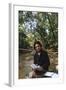 Biologist-Author Rachel Carson Reading in the Woods Near Her Home, 1962-Alfred Eisenstaedt-Framed Photographic Print