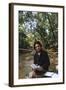 Biologist-Author Rachel Carson Reading in the Woods Near Her Home, 1962-Alfred Eisenstaedt-Framed Photographic Print