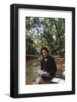 Biologist-Author Rachel Carson Reading in the Woods Near Her Home, 1962-Alfred Eisenstaedt-Framed Photographic Print