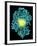 Bioluminescent Enzyme Molecule-Laguna Design-Framed Photographic Print