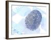 Biometric Fingerprint Scan, Artwork-PASIEKA-Framed Photographic Print