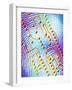 Biometric Fingerprint Scan-PASIEKA-Framed Photographic Print