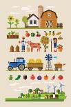 Business Chart Icons-bioraven-Art Print