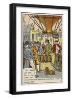 Biot and Gay-Lussac Making a Balloon Ascent to Make Scientific Observations, 1804-null-Framed Premium Giclee Print