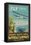 Biplane Clipper, Imperial Airways-null-Framed Stretched Canvas