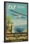 Biplane Clipper, Imperial Airways-null-Stretched Canvas