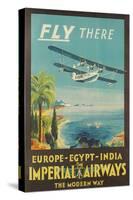 Biplane Clipper, Imperial Airways-null-Stretched Canvas