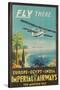 Biplane Clipper, Imperial Airways-null-Stretched Canvas