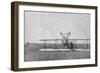 Biplane Crashed in a Field, World War I, France, 1915-null-Framed Giclee Print