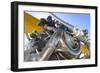 Biplane engine detail, Madras, Oregon.-William Sutton-Framed Photographic Print