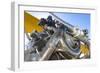 Biplane engine detail, Madras, Oregon.-William Sutton-Framed Photographic Print