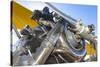 Biplane engine detail, Madras, Oregon.-William Sutton-Stretched Canvas