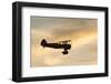 Biplane fly-by at Madras Airshow, Oregon.-William Sutton-Framed Photographic Print