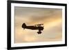 Biplane fly-by at Madras Airshow, Oregon.-William Sutton-Framed Photographic Print