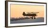 Biplane fly-by at Madras Airshow, Oregon.-William Sutton-Framed Photographic Print