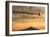 Biplane fly-by at Madras Airshow, Oregon.-William Sutton-Framed Photographic Print