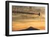 Biplane fly-by at Madras Airshow, Oregon.-William Sutton-Framed Photographic Print