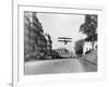 Biplane Flying over Washington-null-Framed Photographic Print