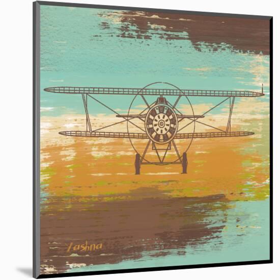 Biplane I-Yashna-Mounted Art Print