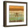 Biplane II-Yashna-Framed Art Print