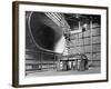 Biplane in Wind Tunnel-null-Framed Photographic Print