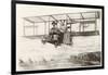 Biplane over Cliff House, San Francisco, California-null-Framed Art Print