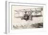 Biplane over Cliff House, San Francisco, California-null-Framed Art Print