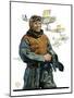 "Biplane Pilot,"October 9, 1926-Edgar Franklin Wittmack-Mounted Giclee Print