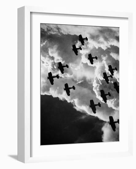 Biplanes, C1917-null-Framed Photographic Print