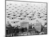 Biplanes over Portland, Oregon-C.S. Woodruff-Mounted Photographic Print