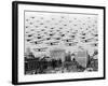 Biplanes over Portland, Oregon-C.S. Woodruff-Framed Photographic Print