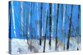 Birch and Black Ash Saplings-Paul Bailey-Stretched Canvas