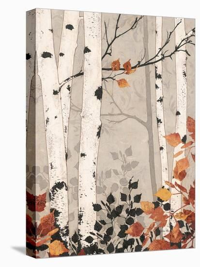 Birch Damask-Melissa Pluch-Stretched Canvas