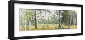 Birch Field-Elissa Gore-Framed Art Print