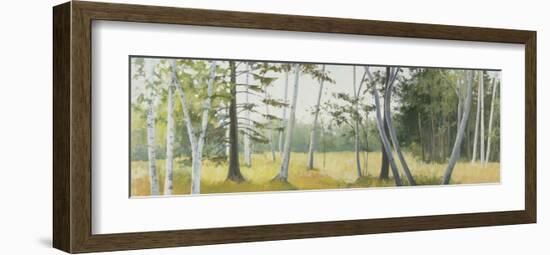 Birch Field-Elissa Gore-Framed Art Print