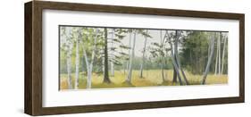 Birch Field-Elissa Gore-Framed Art Print