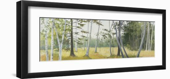 Birch Field-Elissa Gore-Framed Art Print