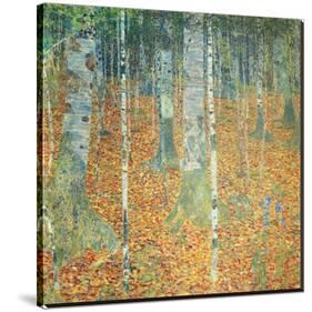 Birch Forest, c.1903-Gustav Klimt-Stretched Canvas