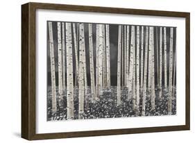 Birch Forest - Dusk-Midori Greyson-Framed Giclee Print