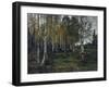 Birch forest in the autumn, 1880-Gerhard Peter Frantz Vilhelm Munthe-Framed Giclee Print