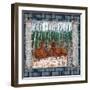 Birch Frame Plaid-2 Deer Nature-Sher Sester-Framed Giclee Print