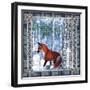 Birch Frame Plaid Fox-Sher Sester-Framed Giclee Print