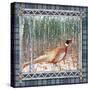 Birch Frame Plaid-Pheasant-Sher Sester-Stretched Canvas