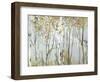 Birch in the fog II-Allison Pearce-Framed Art Print