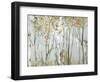 Birch in the fog II-Allison Pearce-Framed Art Print