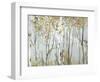 Birch in the fog II-Allison Pearce-Framed Art Print