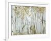 Birch in the fog II-Allison Pearce-Framed Art Print