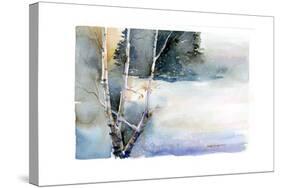 Birch in Winter, 2015-John Keeling-Stretched Canvas